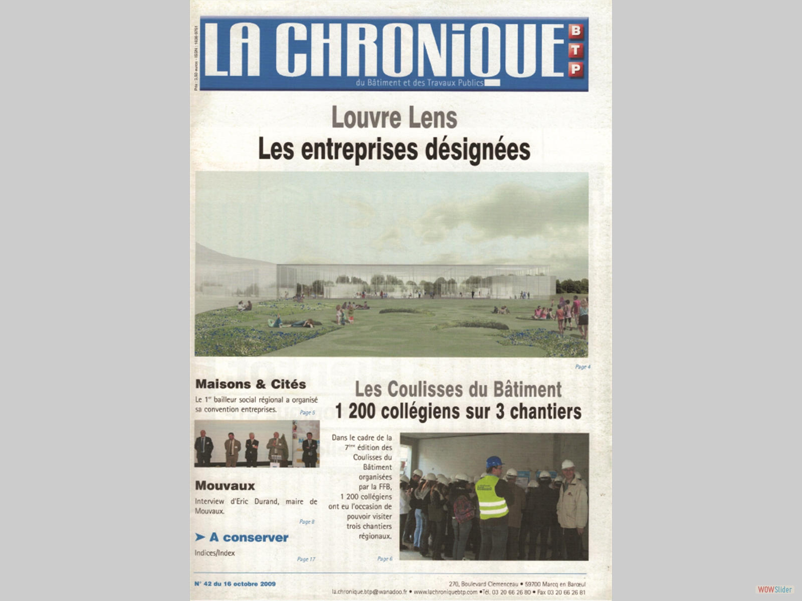 LA CHRONIQUE  N°2